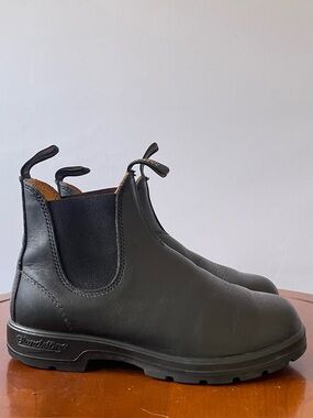 Blundstone 558 Black Leather Classic Chelsea Boots | AU 5.5